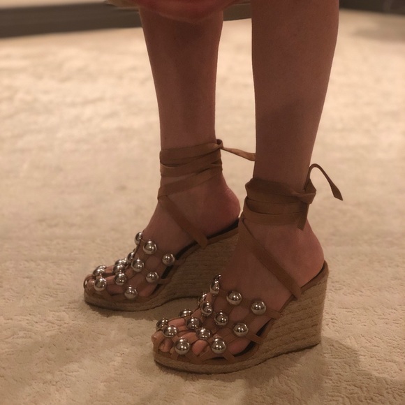BNIB Alexander Wang Taylor Espadrille Wedges - Picture 10 of 12